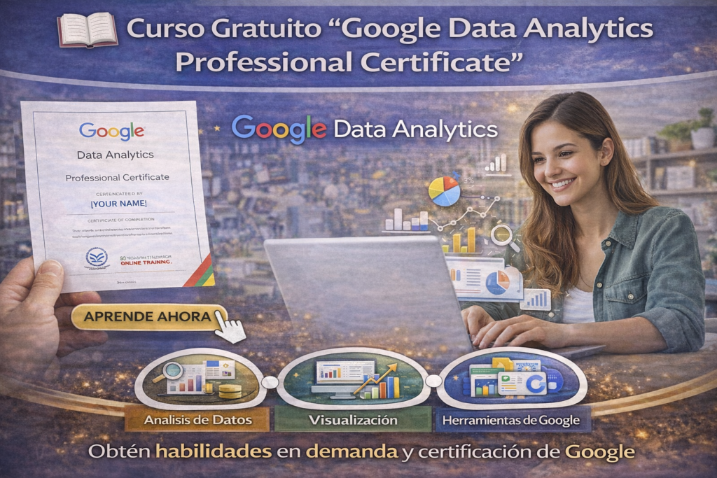 📖 Curso Gratuito “Google Data Analytics Professional Certificate”