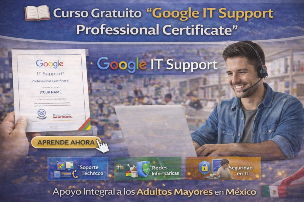 📖 Curso Gratuito “Google IT Support Professional Certificate”