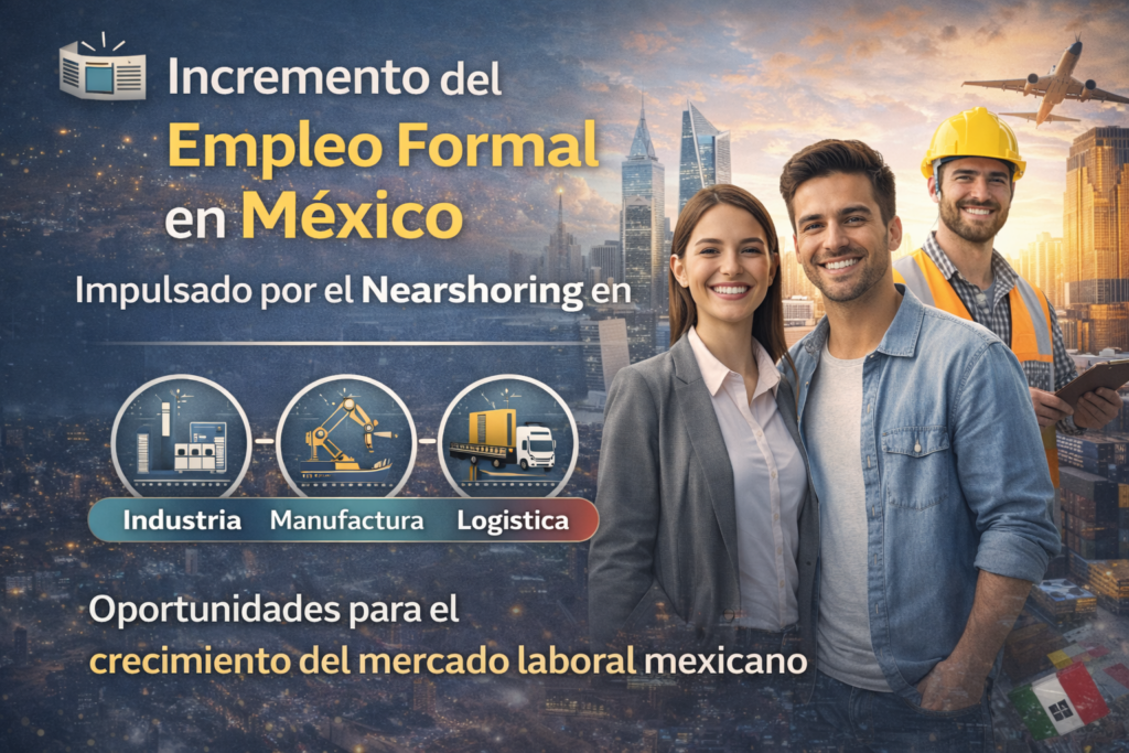 📰 Incremento del Empleo Formal en México Impulsado por el Nearshoring